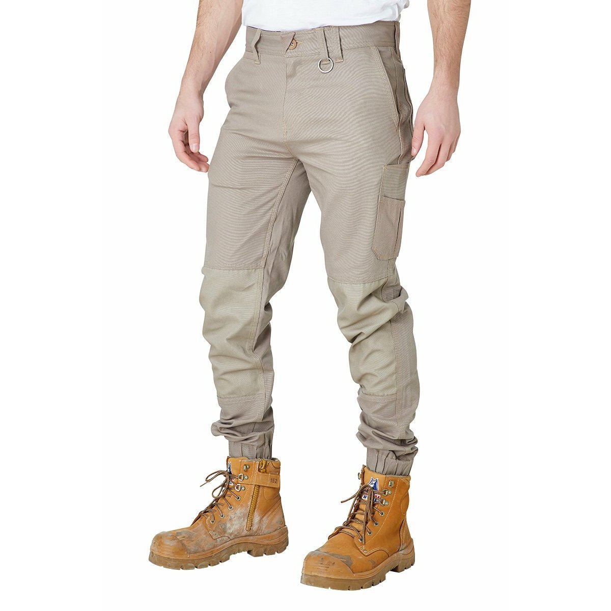 New Look Cotton Cuffed Cargo Trousers  Stone  verycouk