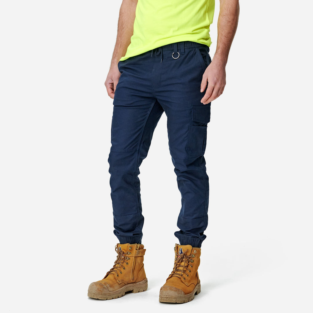 Elwood Men's Elastic Waist Cuffed Trouser - Coming soon - BIG Boots UK