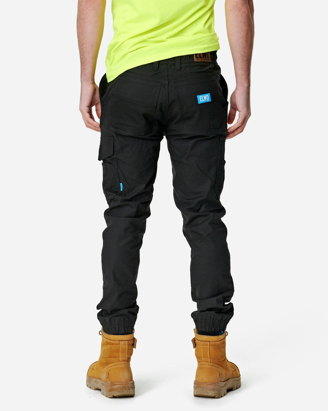 Elwood Men's Elastic Waist Cuffed Trouser - Coming soon - BIG Boots UK